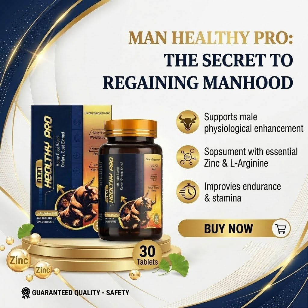 Man Healthy Pro: Ultimate Strength, Endurance & Confidence Booster for Men