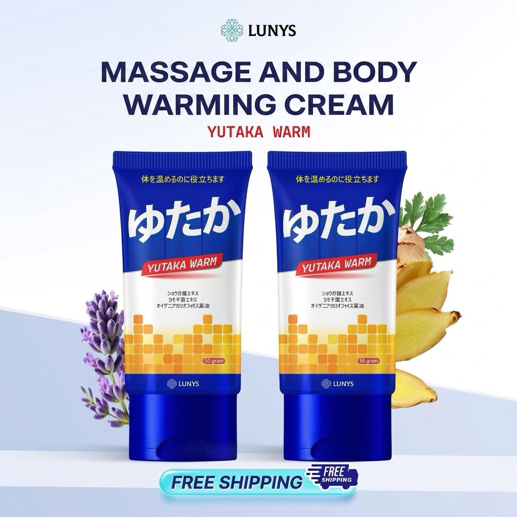 Yutaka Warm Massage Gel - Rapid Relief for Muscle & Joint Pain