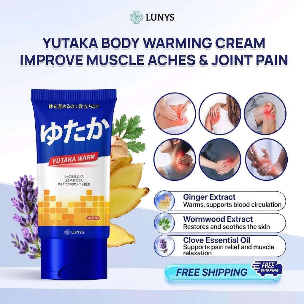 Yutaka Warm Massage Gel - Rapid Relief for Muscle & Joint Pain