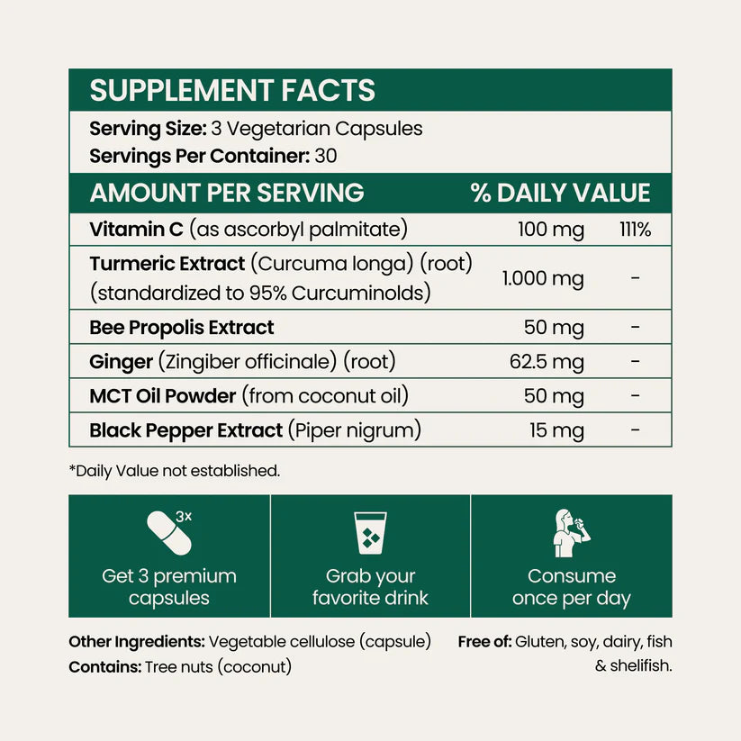 Turmeric Curcumin Capsules