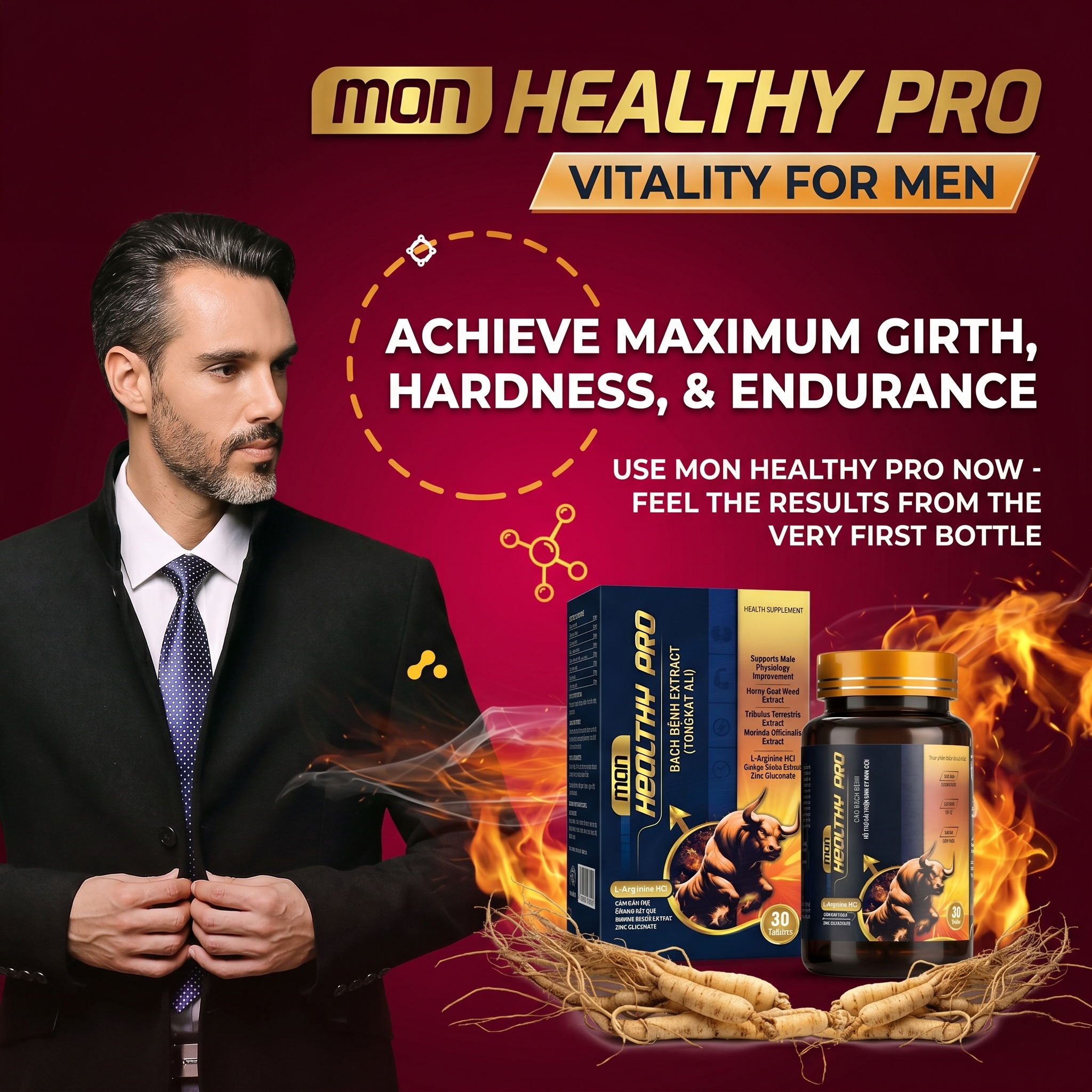 Man Healthy Pro: Ultimate Strength, Endurance & Confidence Booster for Men