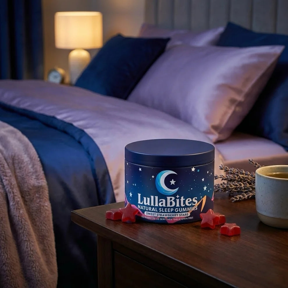 Natural Sleep Gummies - Sweet Strawberry Stars